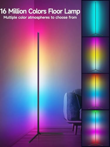 Eco-Friendly Tyute Corner Floor Lamp, RGB LED Corner Collection