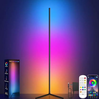 Eco-Friendly Tyute Corner Floor Lamp, RGB LED Corner Collection